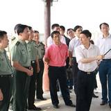 徐粉林将军检查防汛要求 密切协调积极备战