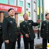 广州军区政委张阳上将视察十堰军分区